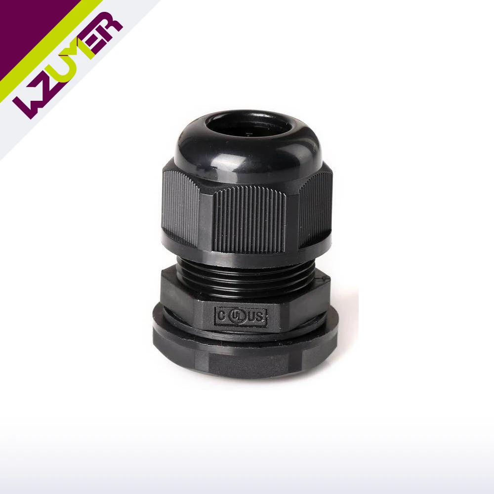 

Waterproof Cable Gland Connector IP68 White Black Nylon Plastic Metric Cable M22 M24 M25 M32 M36 M40 M50 M63 for 9-45mm Cable