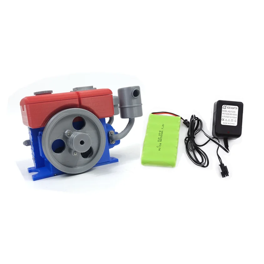 Technology model electric, walking tractor, diesel engine single cylinder internal combustion  can be started