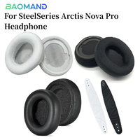 Replacement Ear pads for SteelSeries Arctis Nova Pro Headphones Memory Foam Ear Cushions Earmuff  headset Gamer Leather case