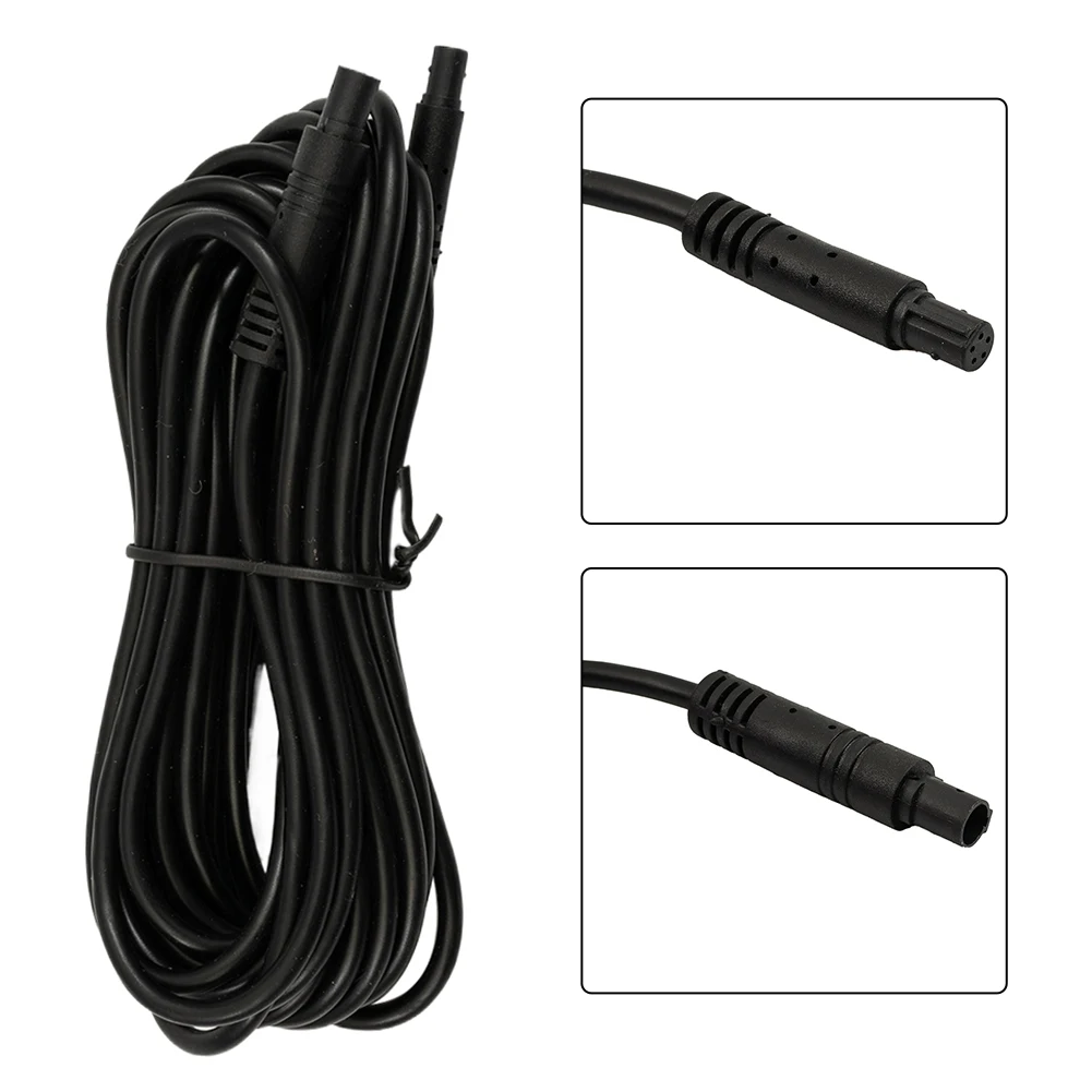 1x5Pin Male To Female 5M Car Reversing Parking Camera Video Extension Cable Wire Car Cables Adapters Sockets Accessories