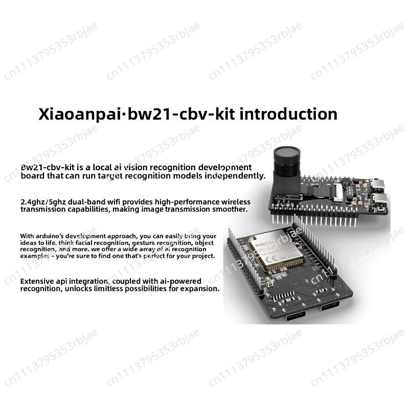 BW21-CBV-Kit: AI-Powered Vision Module with Dual-Band WiFi/BT & Camera for Edge Computing