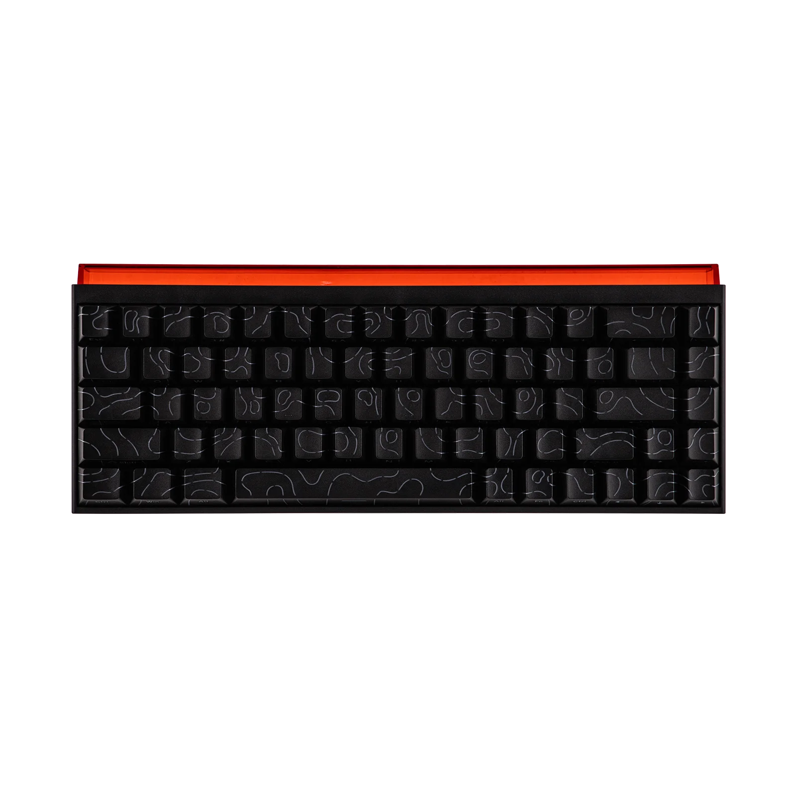 AJAZZ NK68 65% compact hot-swap bedraad mechanisch gamingtoetsenbord met Lightbox Shine Through Keycaps NKRO voor Win/Mac/Android