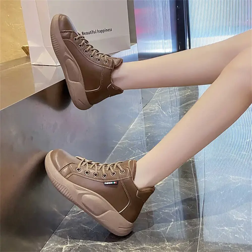 Summer Non-slip Sole Woman Trainers Shoes Vulcanize Women's Beige Boots Sneakers Ladies White Sport Outing China