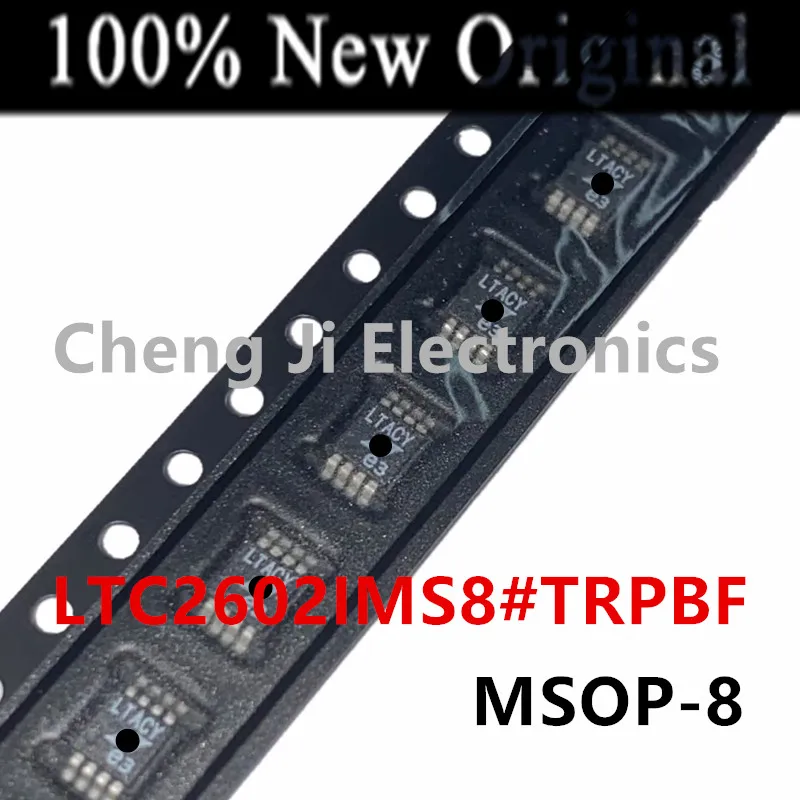 5PCS/Lot   LTC2602IMS8#TRPBF   LTC2602IMS8   LTACY   MSOP-8   New Original D/A Converter Chip    LTC2053IMS8#PBF   LTJY