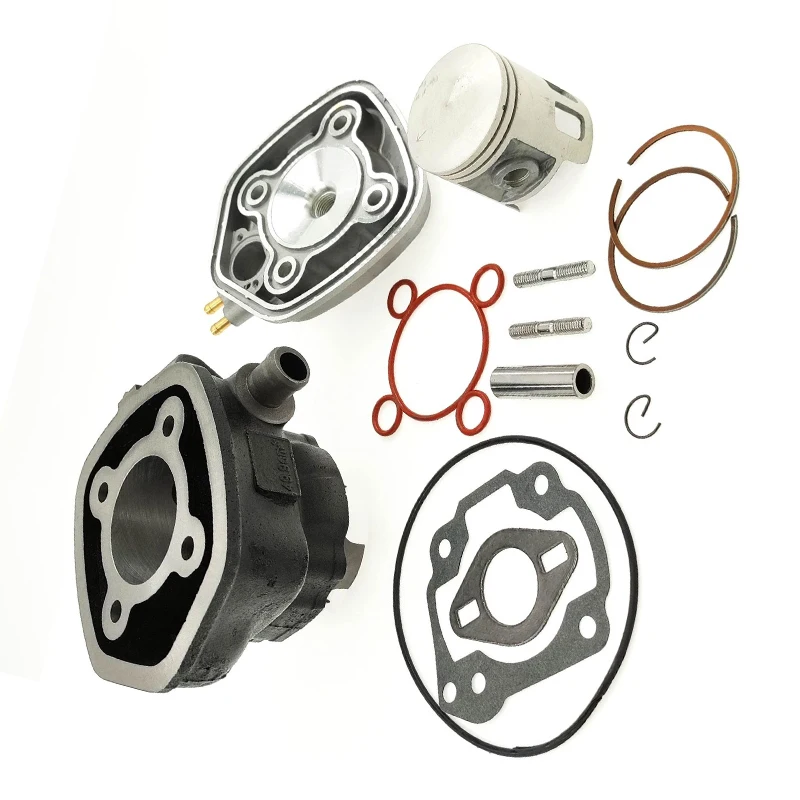Motorrad 70cc Big Bore Zylinder Kit + Kopf Für Yamaha Aerox Mbk Nitro Malaguti F12 F15 Moto Teile