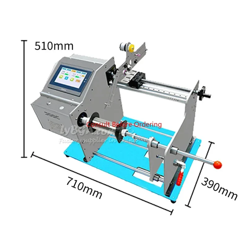 LY FCW-30 Bobina in fibra ottica Avvolgitrice 30 km Lunghezza Rotolo Bobina Larghezza massima 400 mm Diametro 300 mm Compatibile per filo da 0,025 mm