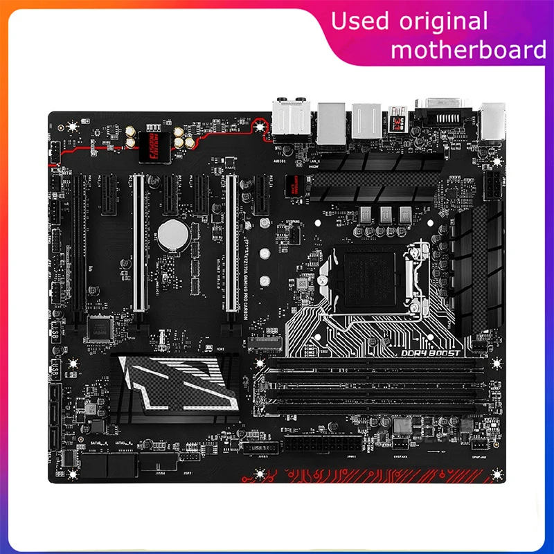 Usado LGA 1151 Para Intel Z170 Z170A GAMING PRO CARBONO Computador USB3.0 SATA3 Motherboard DDR4 64G Desktop Mainboard