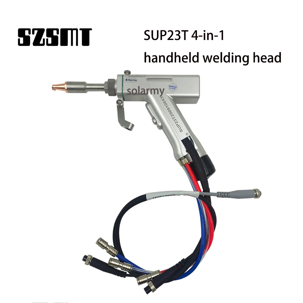 الأصلي الجديد أربعة في واحد اليد التنظيف بالليزر قطع لحام رئيس SUP23T ل 0-3KW آلة لحام ليزر محمولة