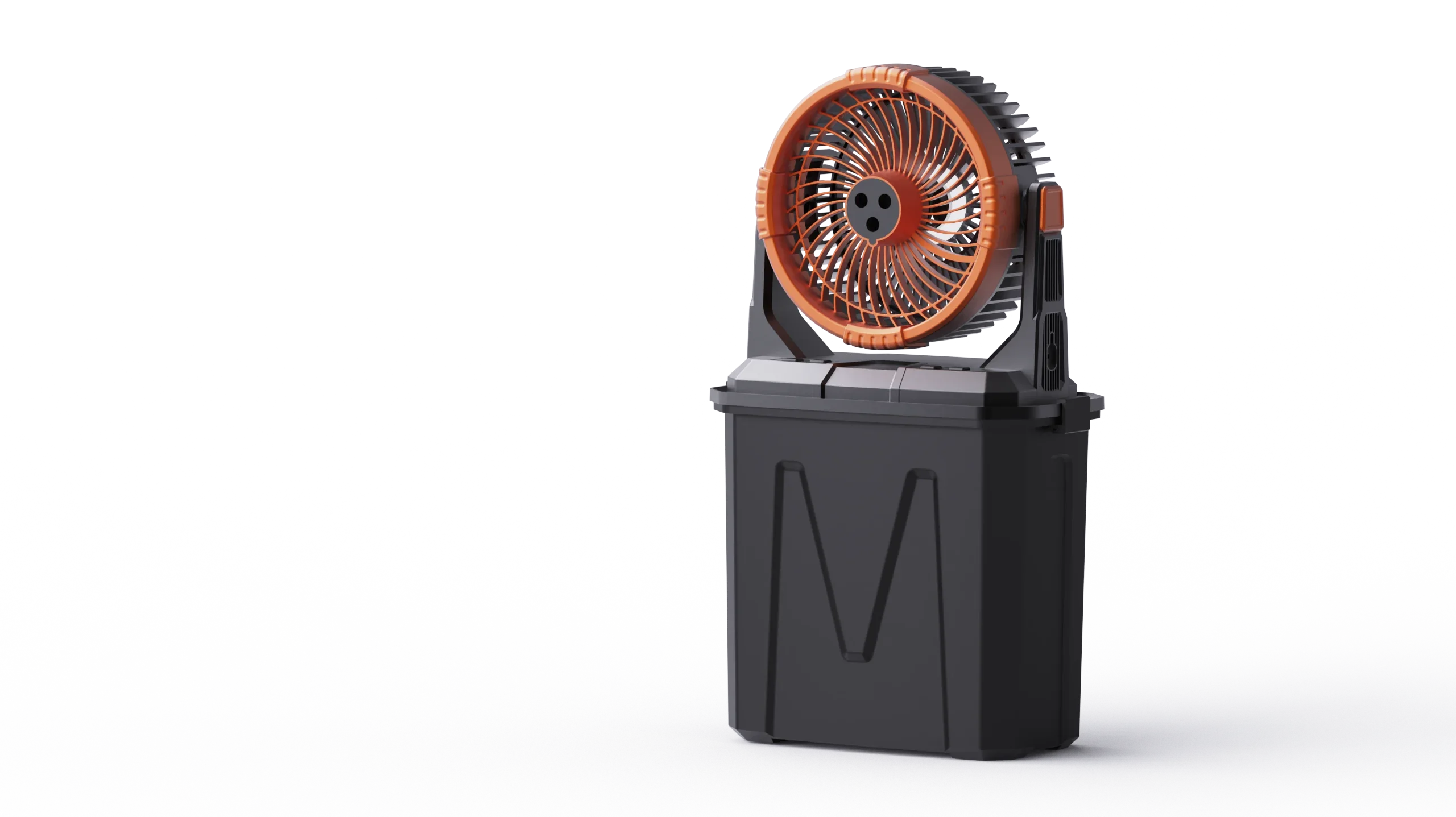

NewMulti-functional Humidifier Fan 20000mAh USB Rechargeable Air Cooling Water Mist Spray Desk Humidifier Cool Misting Fan