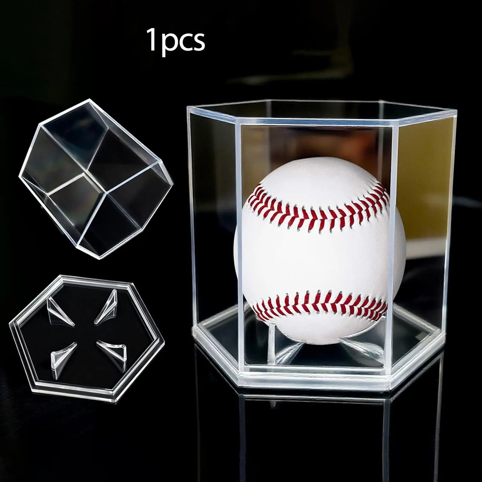 

Golf Ball Display Case Storage Box Dustproof Souvenir, Memorabilia Stand, Golf Ball Holder for Collection