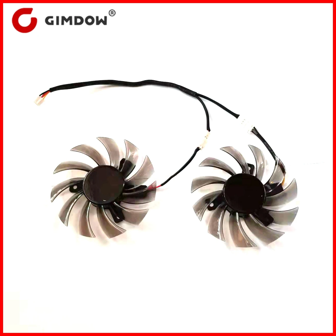Nouveau T128010SM 2 pcs/lot 75mm 0.2A pour gigabyte GTX460 465 GTX560Ti GTX580 650 GTX750Ti GT440 GT610 GT730 HD6850 ventilateur de carte graphique