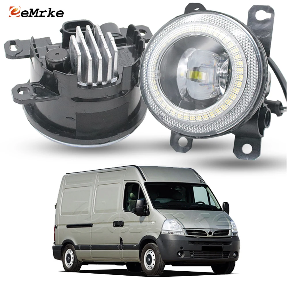 

LED Fog Driving Lights for Renault Master / Opel Vauxhall Movano / Nissan Interstar X70 2004-2010 Angel Eye DRL Ring Daylight