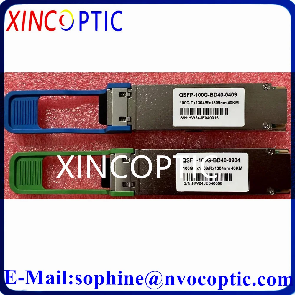 100G QSFP28 Single Fiber LC GBIC 100GBASE-BX 100Gbps 10/20km/40km QSFP28 BiDi LR/ER Optic Module Transceiver For Cisco/Mikrotik