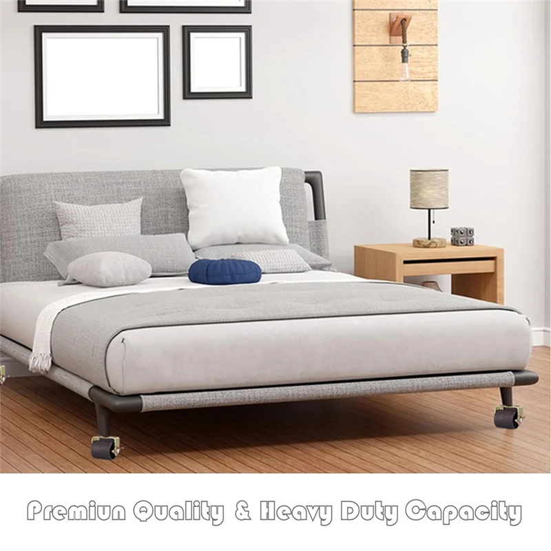 ABMH-voor bedframe wielen rollen vervangende onderdelen voor bedwielen zware capaciteit met remmen