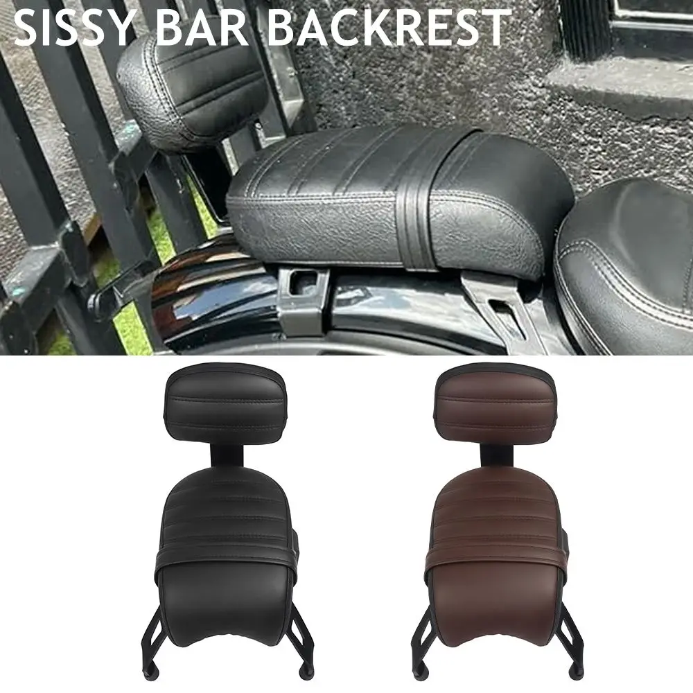 

For Indian Scout Bobber Sixty Twenty ABS 2018-2023 2024 Rear Luggage Rack Passenger Seat Sissy Bar With Detachable Backrest Pad