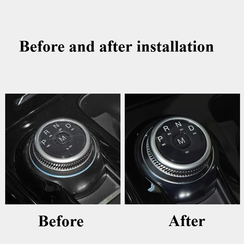 For Ford Explorer Central Control Gear Film Sharp Edge Special Gear Rotation Protective Film Transparent Film Car Accessories