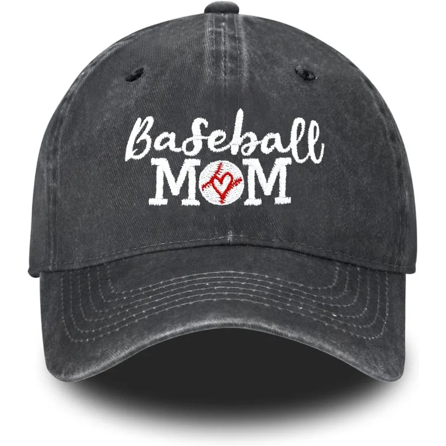 Adjustable Embroidered Washed Distressed Trucker Hat for Women and Men Perfect for Outdoor Sports Casual Wear and Everyday Use