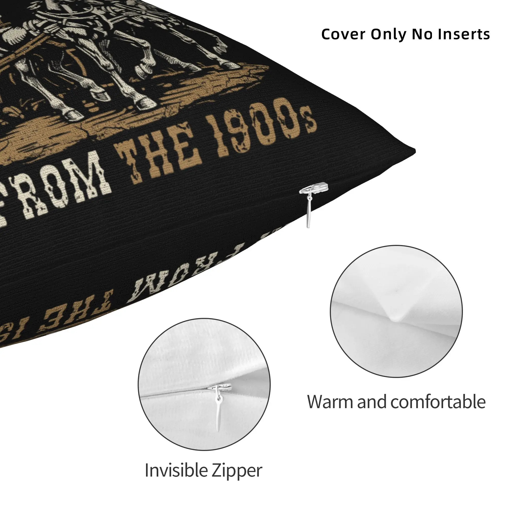 Please Be Patient Born in 1900s Pillowcase Print Polyester Cushion Cover Decorations Humor Funny Pillow Case Cover Dropshipping