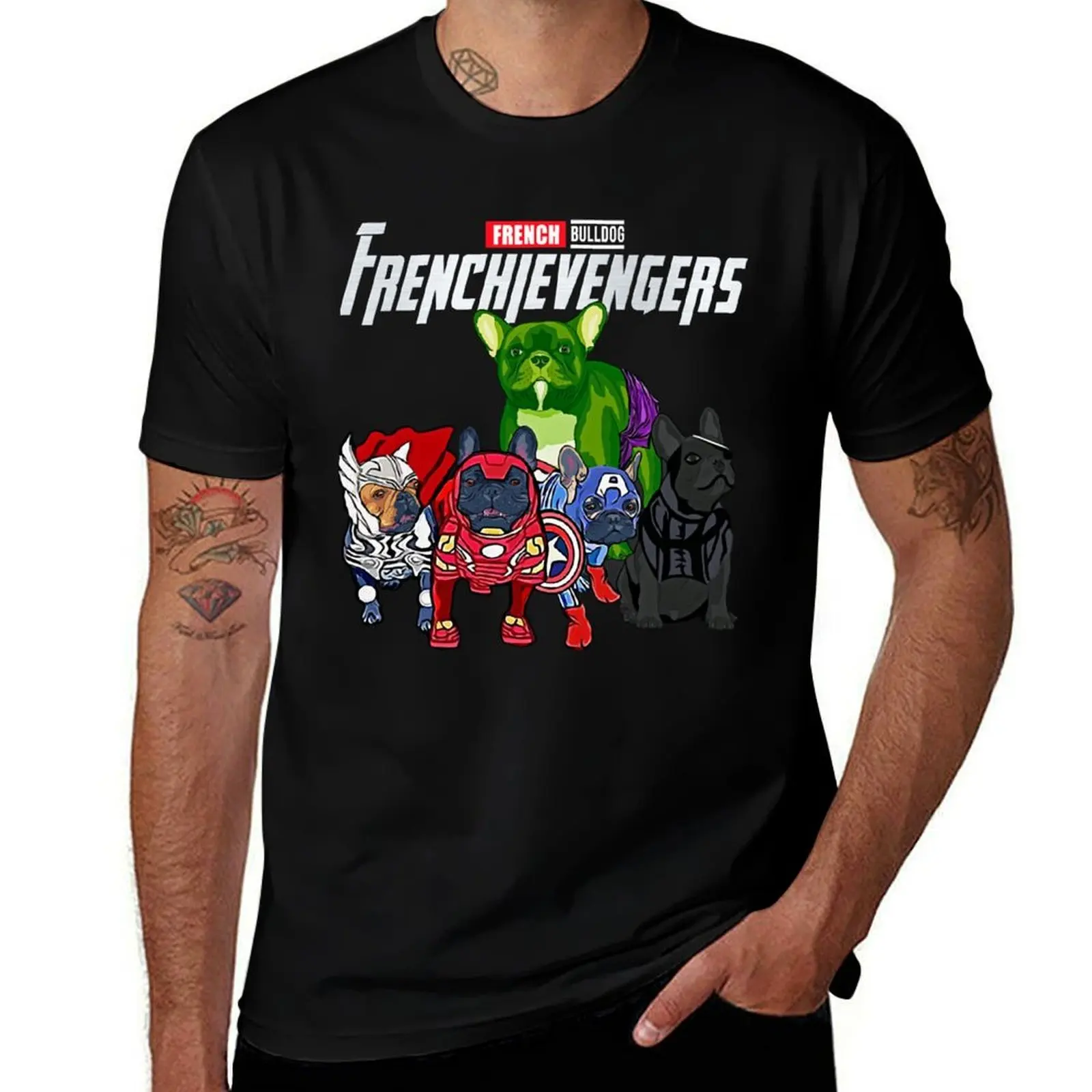 

Frenchievengers T-Shirt shirts graphic tees sports fans shirts graphic tee summer shirt black t-shirts for men
