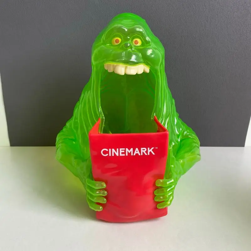 Genuine Ghostbusters Green Ghost Slimer Popcorn Bucket Storage Bucket Ornament Toy