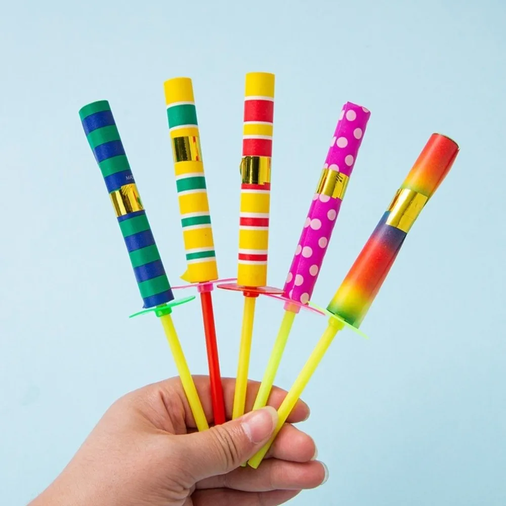 10pcs Funny 2M Retractable Rolling Paper Stick Retractable Decompression Magic Stick Toy Telescopic Stick Children