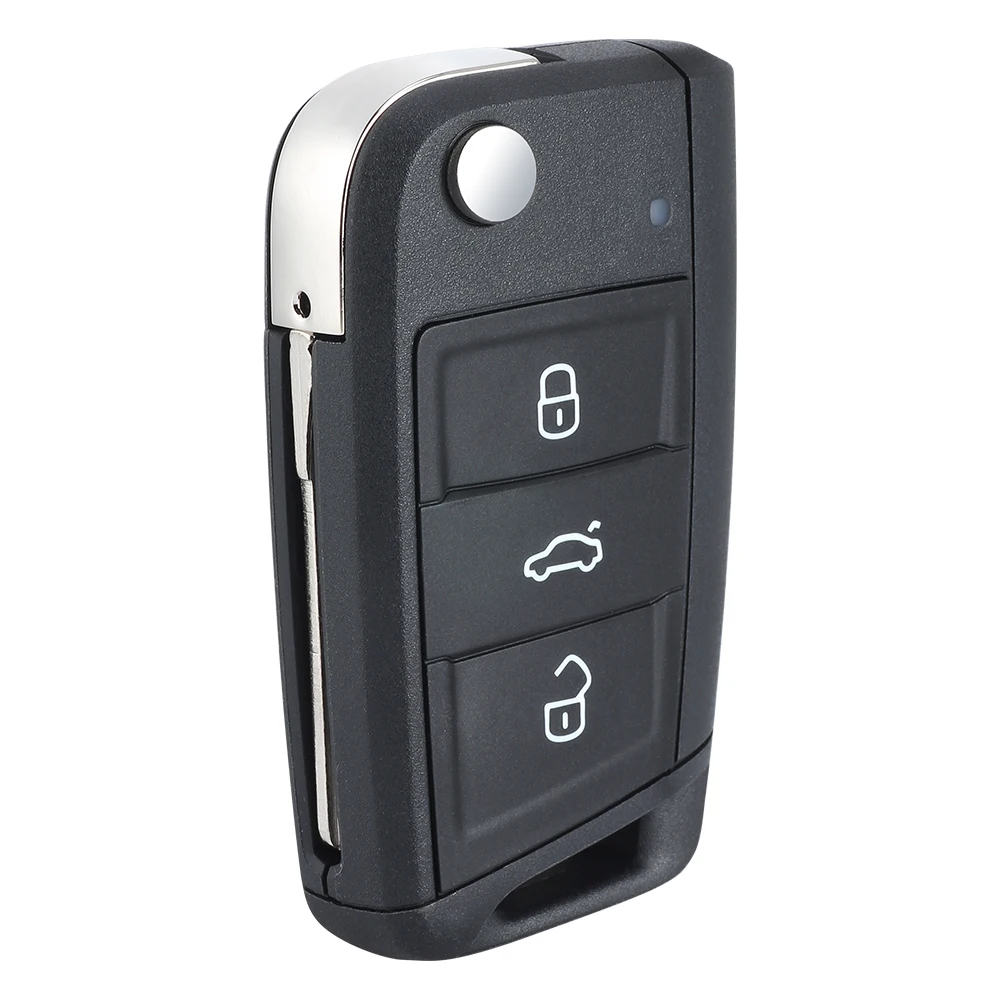 DIYKEY OEM 5G0959753BA 5G0959752BA For Volkswagen VW MQB Golf 7 For Skoda Octavia A7 Half Keyless Remote Key Fob 434MHz MQB48