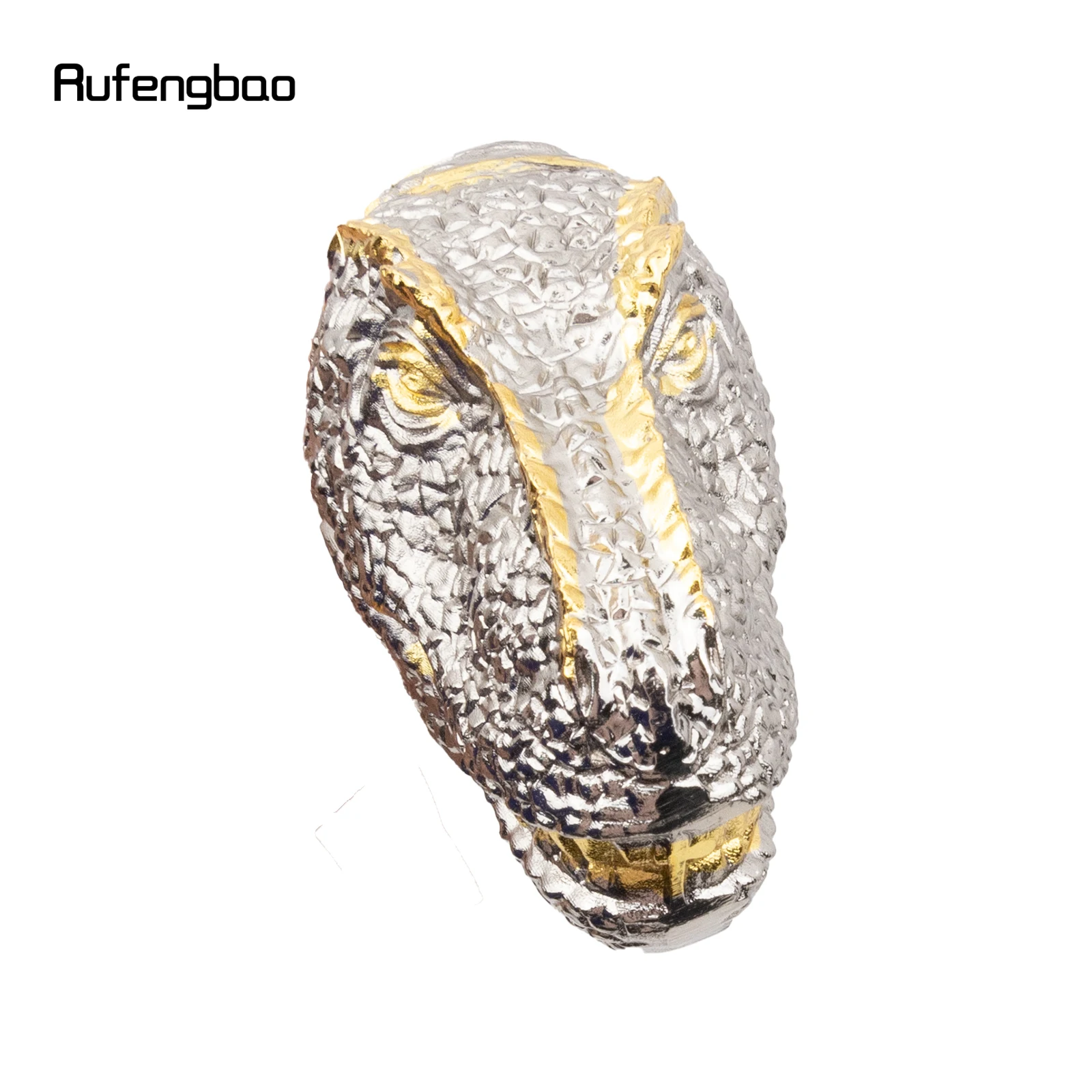 Golden White Dinosaur Gentleman Decorative Stick  Parties Cane For Halloween For Cosplay And Parties, For Cosplay & Party