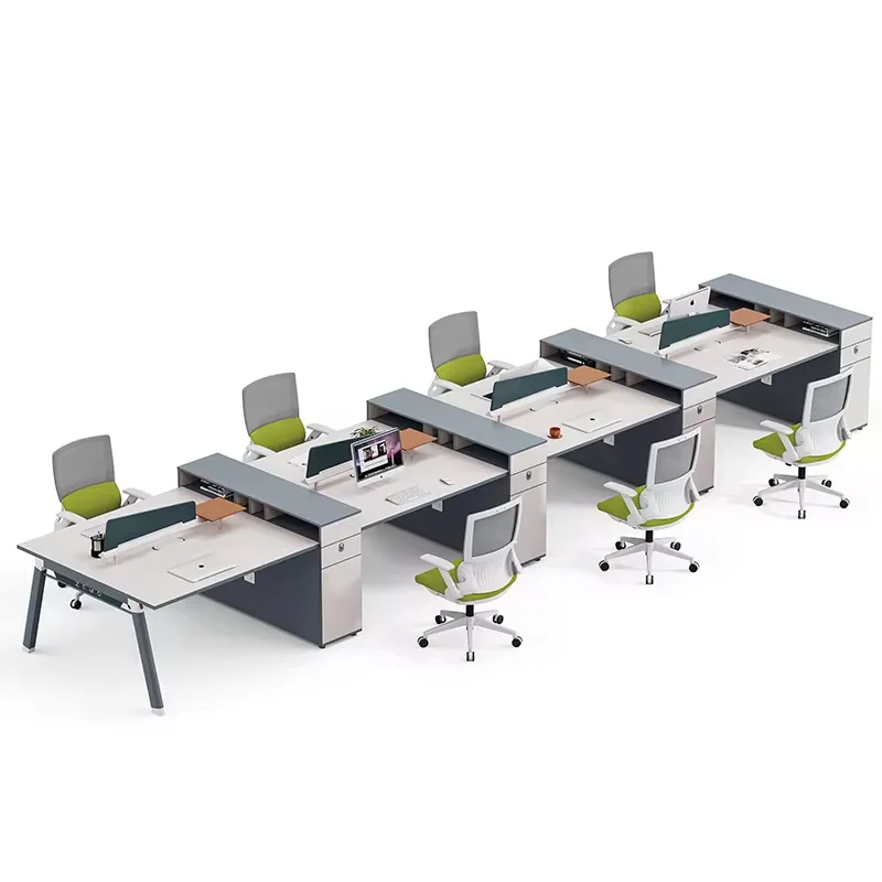 High End Work Station Office Workstation 2 4 6 8 People   Cubicle Dual Workstation Desk