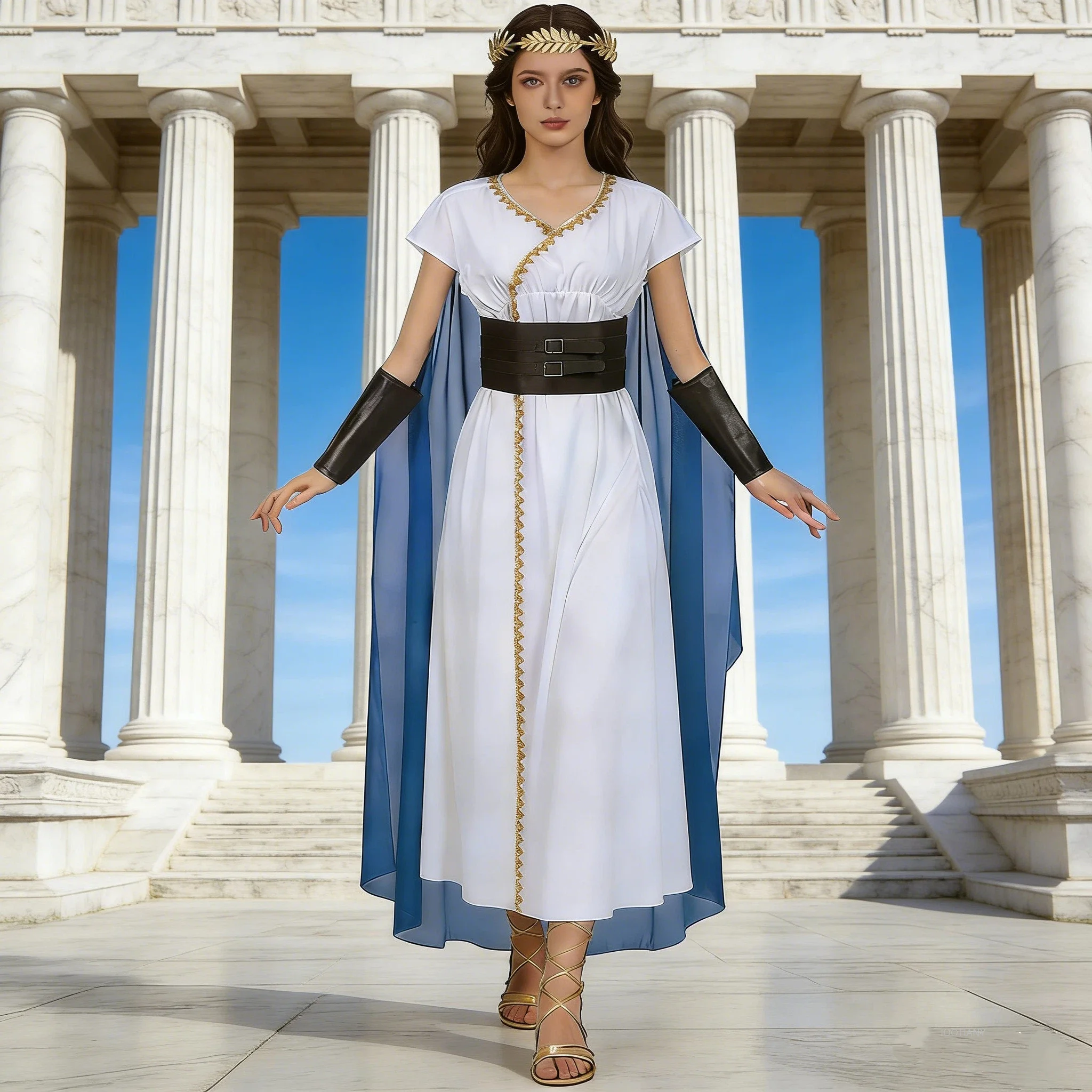 

Women Ancient Greece Mythos Rome Nobility Medieval Goddess Cosplay Carnival Costumes Adult Performance Fancy Dress Clothes 2026