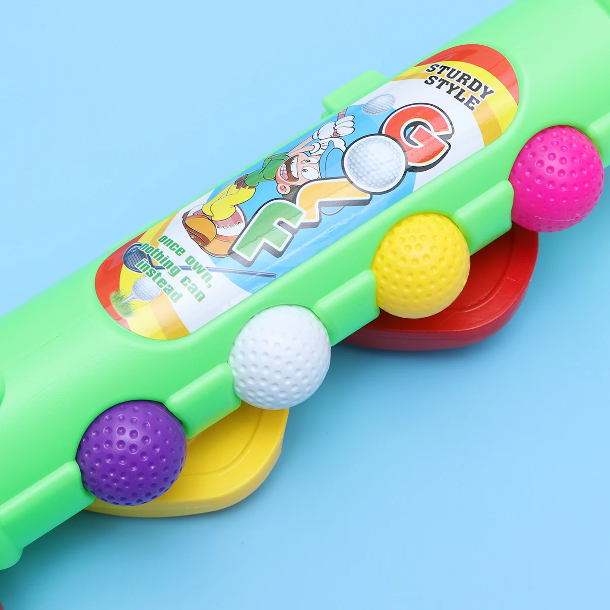 

Kids Toys Golf Set Educational Outdoor Fun Sports Child Adult Indoor for Children Green Parent-child