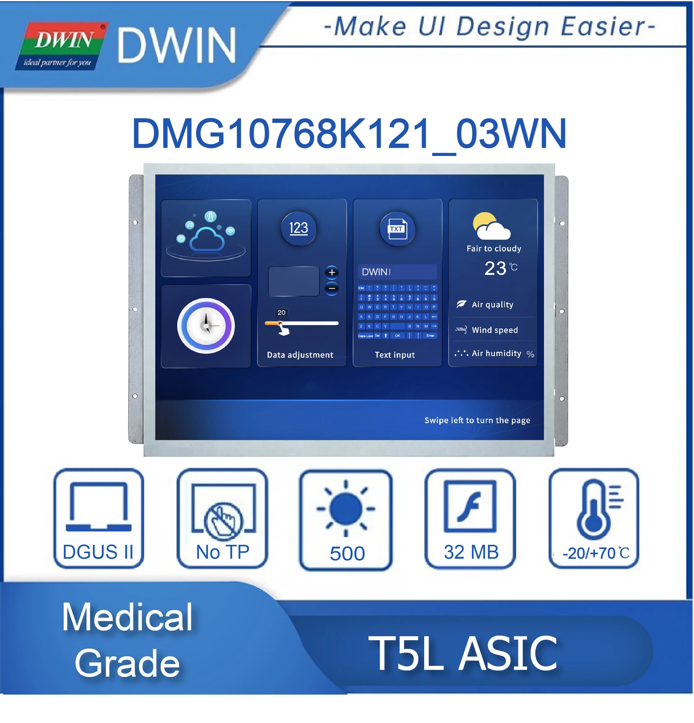 Imagem -03 - Ips-tft Lcd Suporta Rs232 e Rs485 Dmg10768k121 _ 03w 12.1 Polegada Resolução de 1024x768 Pixels 16.7m Cores