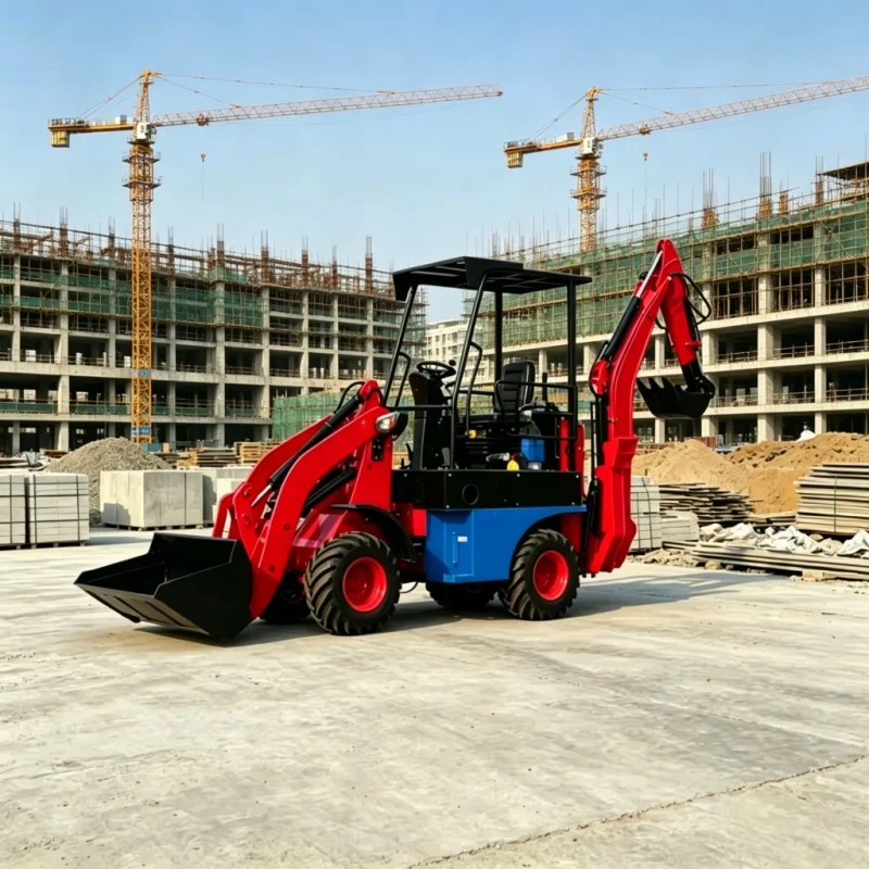 Premium Quality High lifting capacity Compact structure 4x4 mini backhoe loader tractor with loader and backhoe