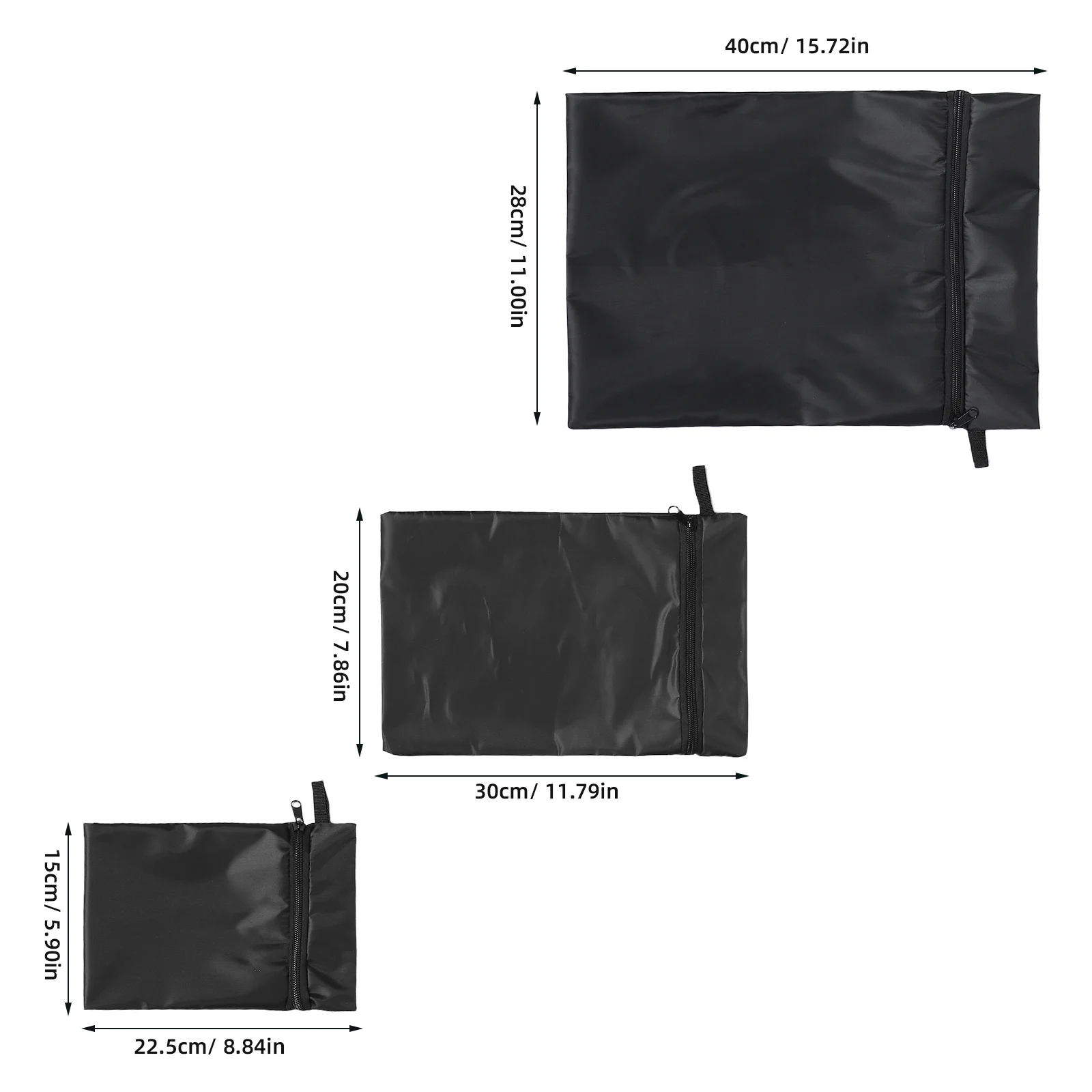 Bolsa de almacenamiento de pañales para bebé, bolsa impermeable para pañales, organizador de tela Oxford, bolsas húmedas y secas para viaje, cochecito, cambio de pañales, 3 uds.