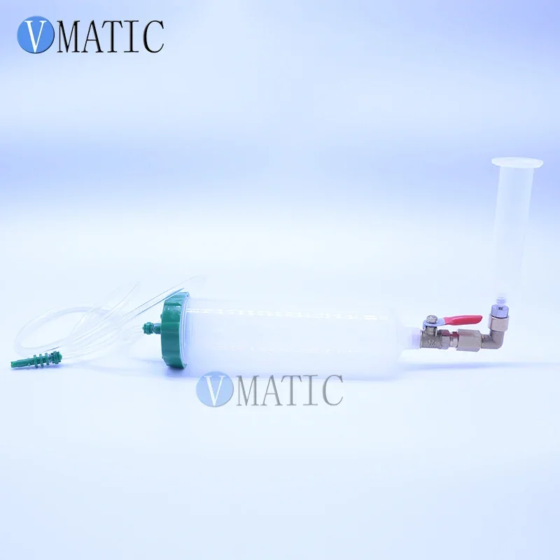 High Quality Glue Filling Project 1 Pc Pneumatic Syringe 300 Ml With Barrel Adapter + 1 Pc 30 Cc Syringe + Connection Switch