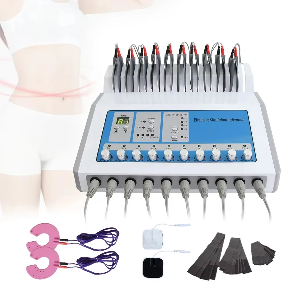 Weight Loss Machine Russia Waves EMS Electric Muscle Stimulator Body Massager Slimming Electro Myostimulation Device Skin Care