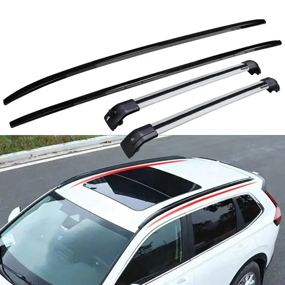 Roof Rail Rack Side Rail Bar Cross Bars Crossbars Fit for 2023 Honda CRV CR-V