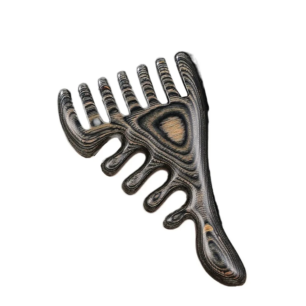 

Scalp Relax Sandalwood Massage Comb Wide Tooth Natural Wood Head Meridian Hair Comb Blood Circulation Comfortable