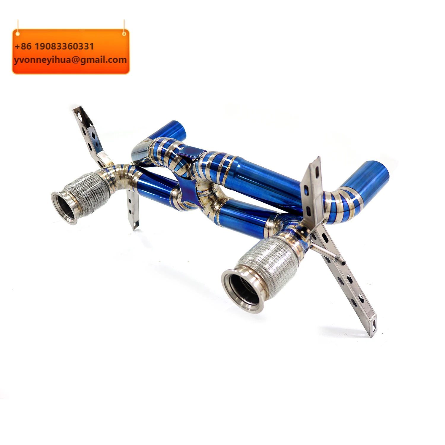 

OUCHI Car Accessories Exhaust Catback For Lamborghini Huracan EVO 5.2V10 2019+ Titanium Alloy Catback Exhaust Without Valves