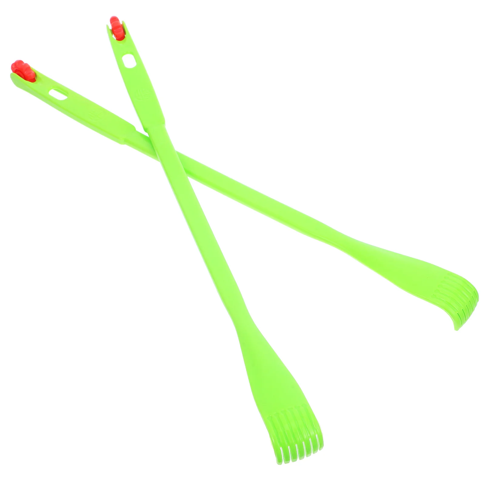 Gratte-dos à Long manche ABS, masseur thérapeutique Portable pour le dos, pour la maison, le cou et les épaules, 2 pièces
