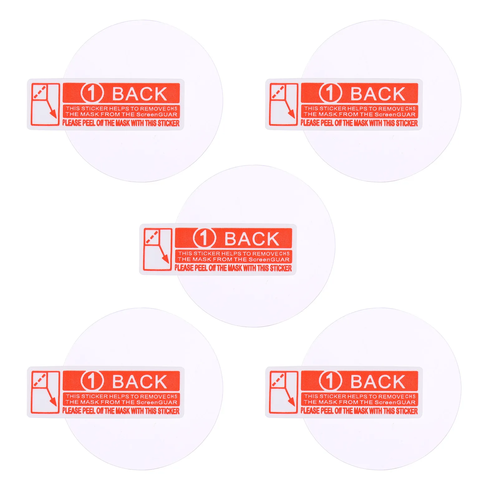 5Sets High Definition Tempered Glass Watch Screen Protector Explosion Proof Anti Scratch Dust Proof Sweat Resistant Smooth Edge