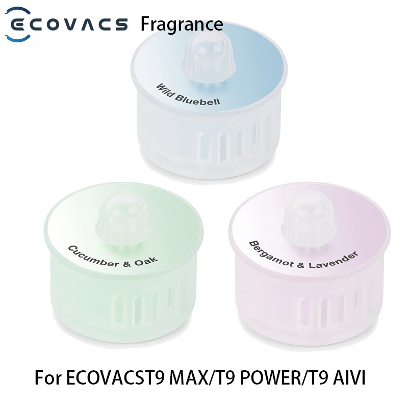 Fragrance Capsules For ECOVACS T9 AIVI T9 MAX T9 POWER Fragrance Freshener Lasting Fresh LavenderCucumber Oak Moss BlueCampanula