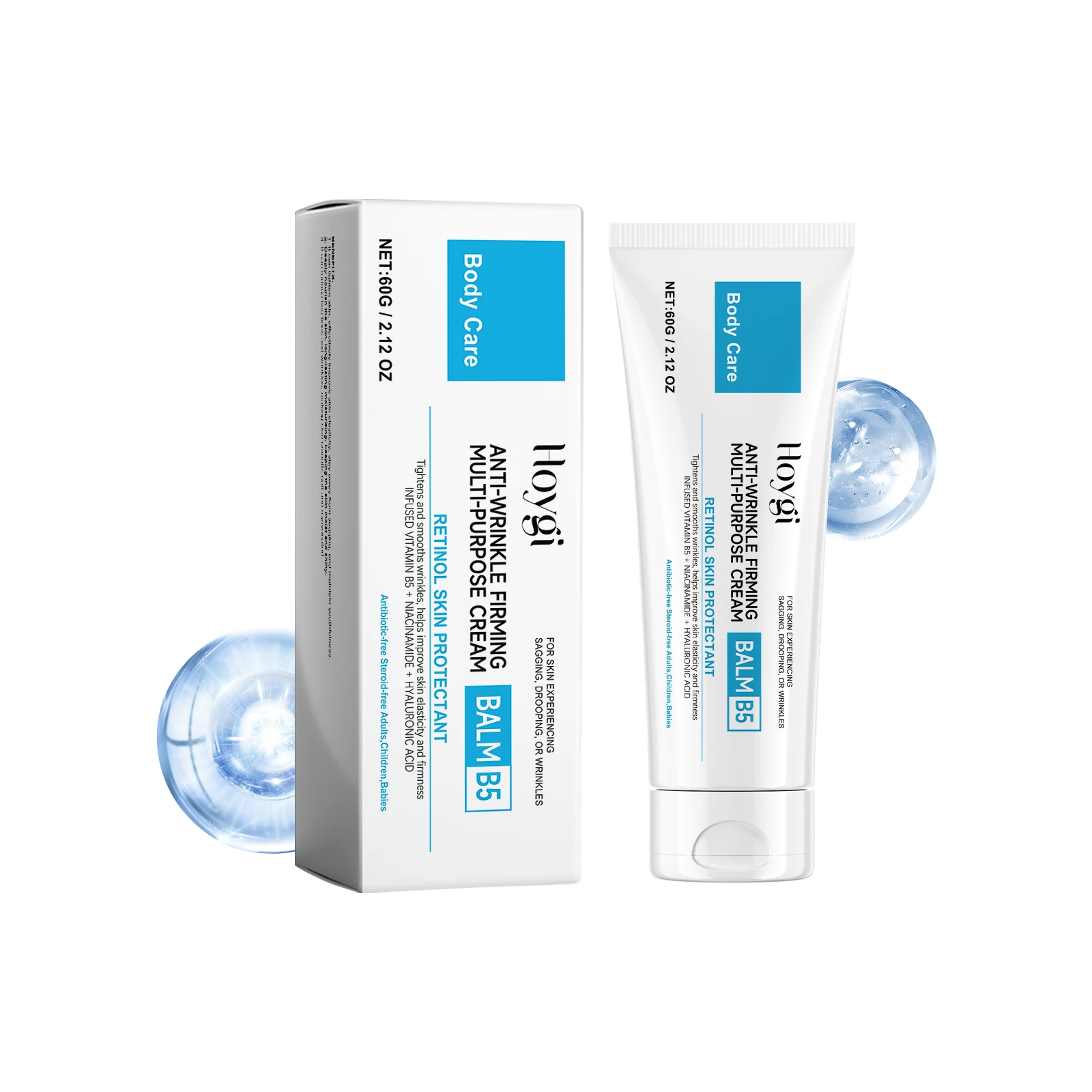 Body Care Cream Hydrate Moist Improve Skin Texture Smooth Brighten Even Skin Tone Anti-wrinkle Firming Multi-purpose Cream