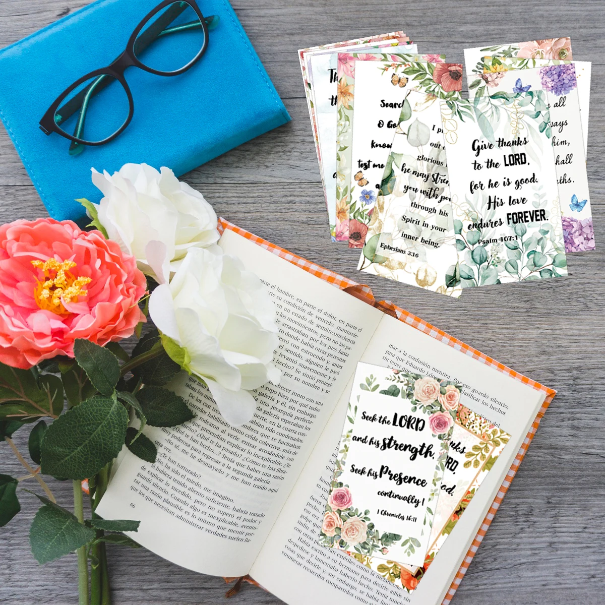 60 Stück/Packung Bibelvers-Karten, Gebetskarten für Frauen mit verschiedenen Bibelverse, Mini-Schriftkarten, inspirierende Zitatkarten – Detail 8