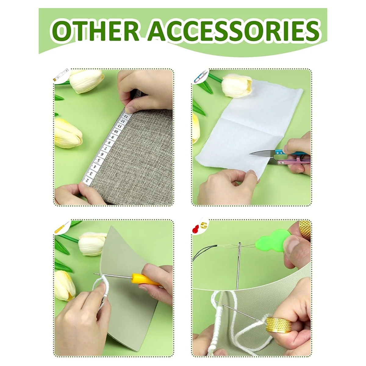 ماكينة خياطة A06RP للخياطة - 2 أدوات كبيرة و2 صغيرة لإزالة الغرز، ماكينة خيوط، أداة إزالة التطريز