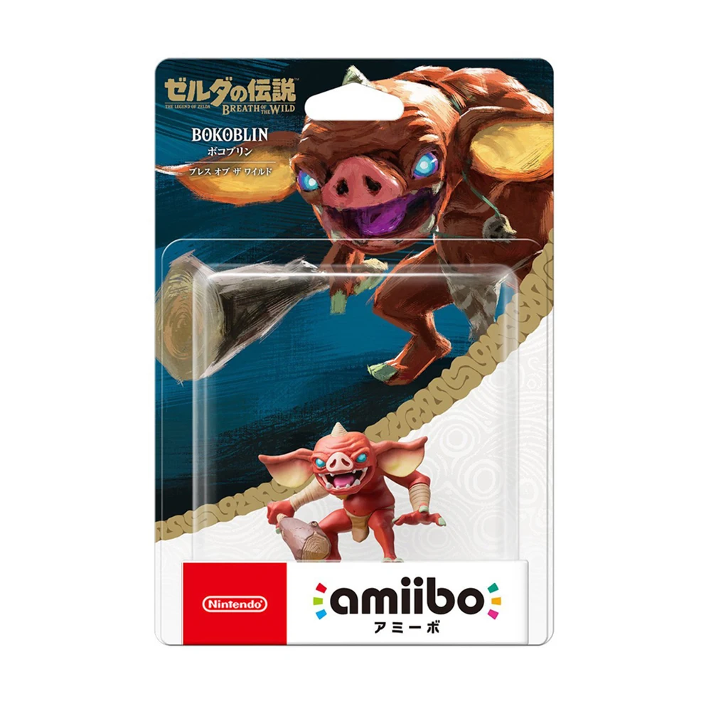 Nintendo Switch Amiibo Original The Legend of Zelda - BOKOBLIN Figurine Region Free Asia Version Original Brand New