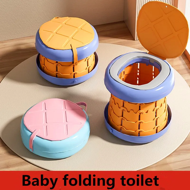 Baby Travel Portable Restroom Baby Foldable Toilet Potty Children Potty Training Girl Boy Potty Kids Toilet Seat For Children