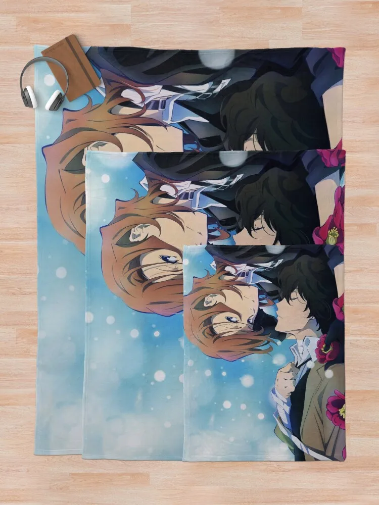 Soukoku Throw Blanket warm winter blanket Sofa Throw Blanket cosplay anime christmas gifts