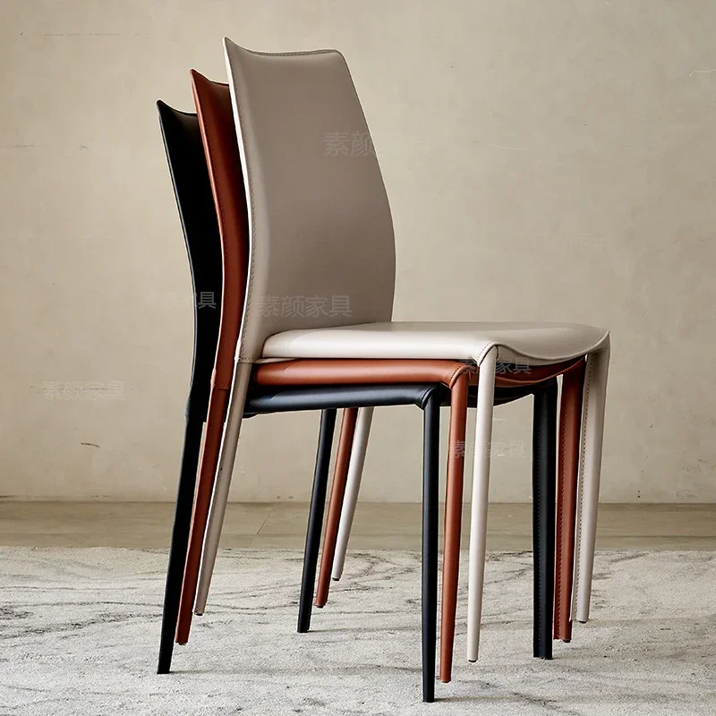 Modern Dining Chairs Room Chair Sets Cafe Living Furniture Children's Table Home Relaxing Nordic Minimalist Wooden Kitchen