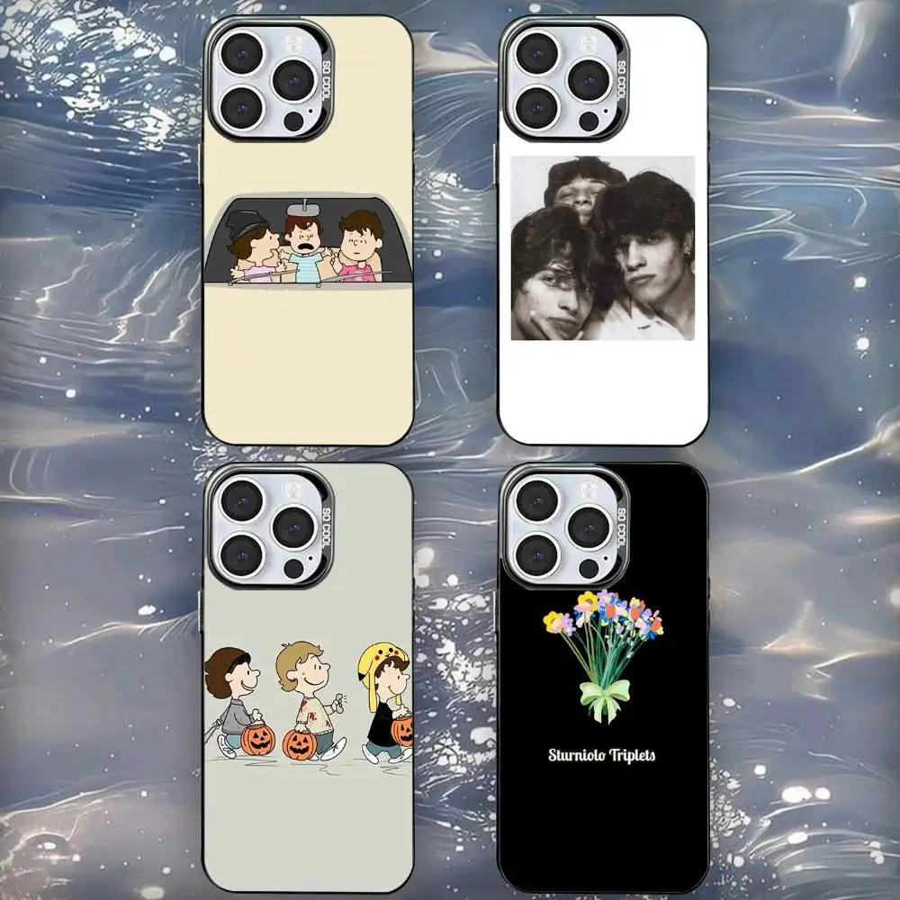 

S-Sturniolo-os T-Triplet-ts Phone Case For iPhone 16,15,14,13,12,11,Mini,Pro,SE,MAX Black Matte Shockproof Cover
