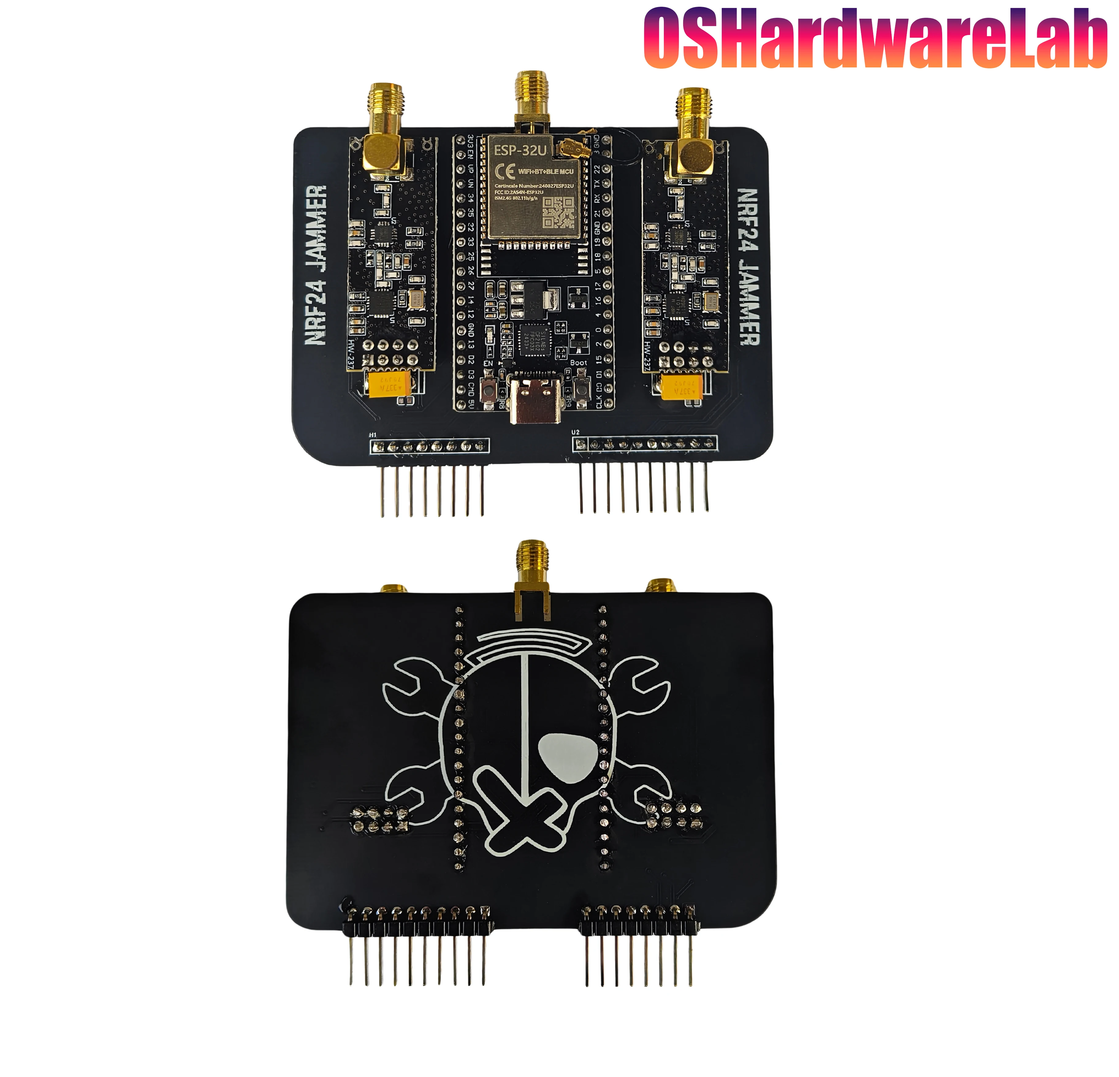 

Новый модуль ESP32 + NRF24L01 PA LNA 2.4GHz для Flipper Zero, улучшенная антенна, поддержка блокировки Bluetooth-сигнала, плата для разработки.